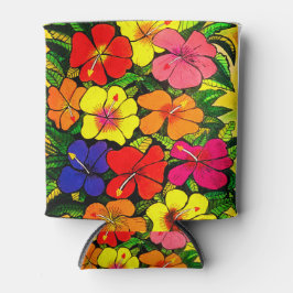 ハイビスカスカラークーラーボックス 缶クーラー