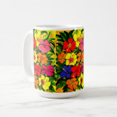 ハイビスカスカラーマグ コーヒーマグカップ (正面左)