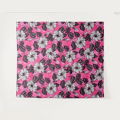 ハイビスカスガーデン2 タペストリー (正面(横))