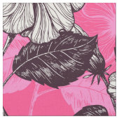 ハイビスカスガーデン2 ファブリック (クローズアップ)