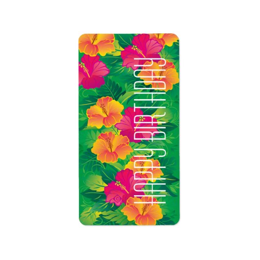 ハイビスカスガーデン～ラベル ラベル (正面)