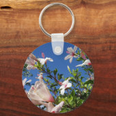 ハイビスカスキーチェーン キーホルダー (正面)