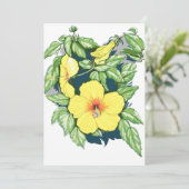 ハイビスカスグリーティングカード シーズンカード (スタンド正面)