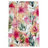 ハイビスカスサマーガーデン ミディアムペーパーバッグ (裏面)