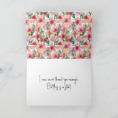 ハイビスカスサンキューカード カード (内部)