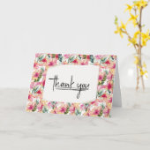 ハイビスカスサンキューカード カード (黄色い花)