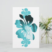 ハイビスカスサーフスタイル 便箋 (スタンド正面)