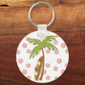 ハイビスカスサーフボード キーホルダー (正面)