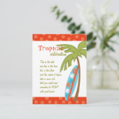 ハイビスカスサーフボード 招待状 (スタンド正面)