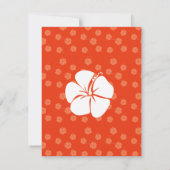 ハイビスカスサーフボード 招待状 (裏面)