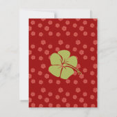 ハイビスカスサーフボード 招待状 (裏面)