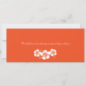 ハイビスカスジャマイカボーディングパス |宿泊施設 招待状 (裏面)