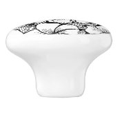 ハイビスカスセラミックノブ セラミックノブ (側面)