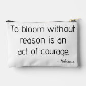 ハイビスカスソフトパステルフローラピクセルアート アクセサリーポーチ (裏面)