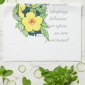 ハイビスカステオル キッチンタオル (折り畳み)