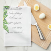 ハイビスカステオル キッチンタオル (四つ折り)