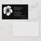 ハイビスカステンプレート 名刺 (正面/裏面)