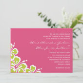 ハイビスカスデライト結婚式招待状アザレア 招待状 (スタンド正面)