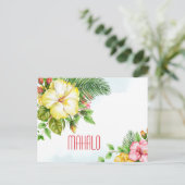 ハイビスカストロピカルアロハ ポストカード (スタンド正面)