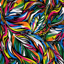 ハイビスカストロピカルリーフターコイズブルーグリーンと