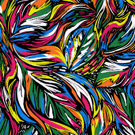 ハイビスカストロピカルリーフターコイズブルーグリーンと ラウンドクッション