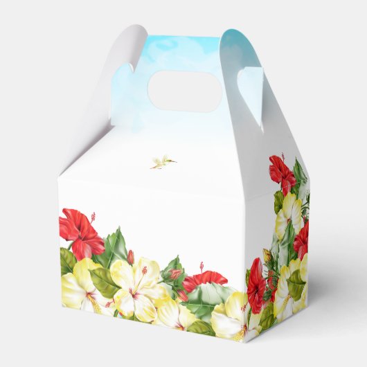 ハイビスカスハイイアン熱帯産 |個人用誕生日 フェイバーボックス (裏面サイド)