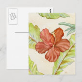 ハイビスカスハガキ ポストカード (正面/裏面)