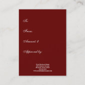 ハイビスカスハミングバードギフト券ギフトカード 割引カード (裏面)