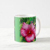 ハイビスカスハミングバードマグカップ コーヒーマグカップ (正面右)