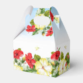 ハイビスカスハワイアントロピカル結婚フローラ フェイバーボックス (裏面サイド)