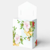 ハイビスカスハワイアントロピカル結婚フローラ フェイバーボックス (オープン)