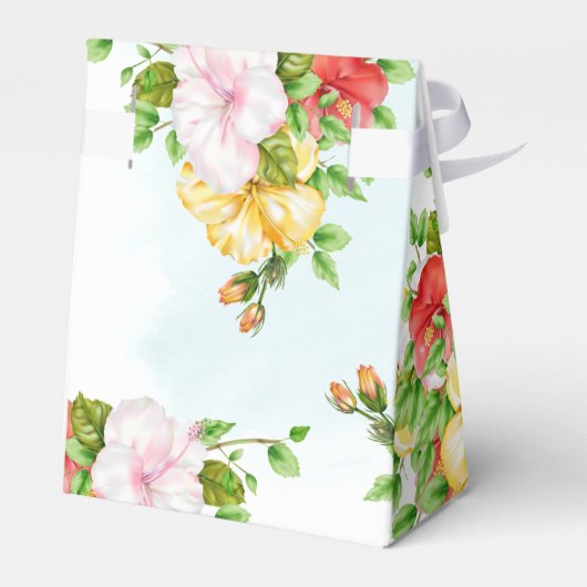 ハイビスカスハワイアントロピカル結婚フローラ フェイバーボックス (裏面サイド)