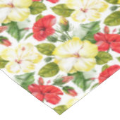 ハイビスカスハワイアン熱帯フローラ テーブルクロス (アングル)