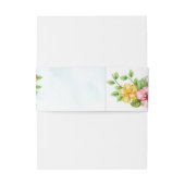 ハイビスカスハワイアン熱帯フローラ 招待状ベリーバンド (裏面例)