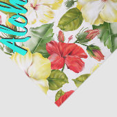 ハイビスカスハワイアン熱帯フローラ 薄葉紙 (詳細)