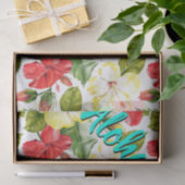 ハイビスカスハワイアン熱帯フローラ 薄葉紙 (ギフト)