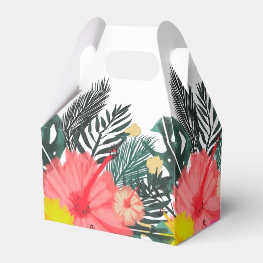 ハイビスカスハワイトロピカルハンド引き出し明結婚るい フェイバーボックス (裏面サイド)