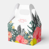 ハイビスカスハワイトロピカルハンド引き出し明結婚るい フェイバーボックス (正面サイド)