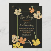 ハイビスカスバイナイト招待状 招待状 (正面/裏面)