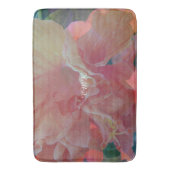 ハイビスカスパイク生地モノグラム バスマット (正面縦)