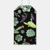 ハイビスカスパターン2 ギフトタグ (正面)