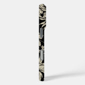 ハイビスカスパラオハワイアンフローラブラック Case-Mate iPhoneケース (裏面 / 右)