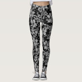 ハイビスカスパラオ動揺してハワイアントロピカル レギンス (正面)