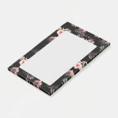 ハイビスカスパーソナライズされた花 ポストイット (アングル)