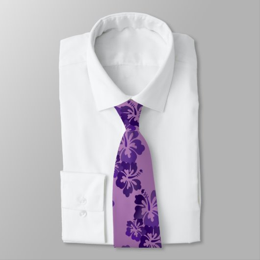 ハイビスカスパープル ネクタイ (タイ)