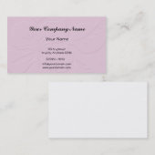 ハイビスカスピンクのトーン・オン・トーン 名刺 (正面/裏面)