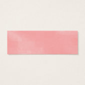 ハイビスカスピンクフローラ結婚式の引き出物メッセージカード (裏面)