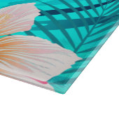 ハイビスカスフラワーアットザビーチ カッティングボード (角)