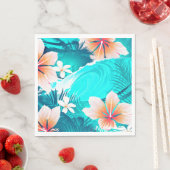 ハイビスカスフラワーアットザビーチ スタンダードランチョンナプキン (インサイチュ)