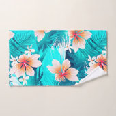 ハイビスカスフラワーアットザビーチ バスタオルセット (ハンドタオル)